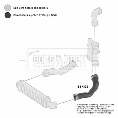 Przewód powietrza doładowującego BORG & BECK BTH1331