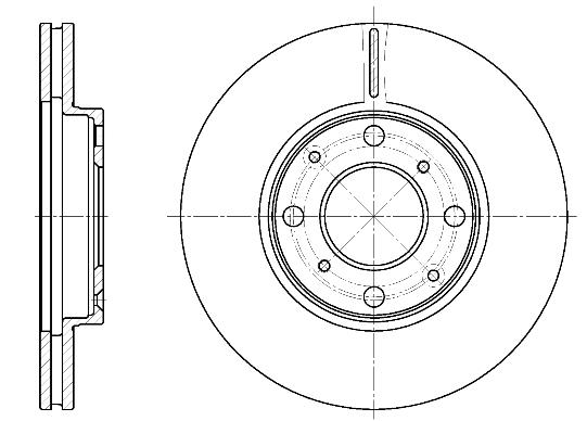 Tarcza hamulcowa REMSA 6844.10
