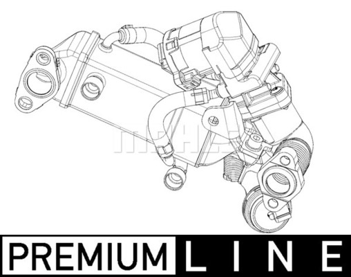 Chłodnica  recyrkulacji spalin MAHLE CE 10 000P