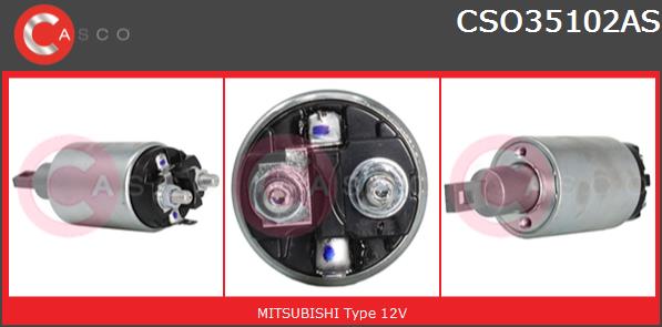 Elektromagnes rozrusznika CASCO CSO35102AS