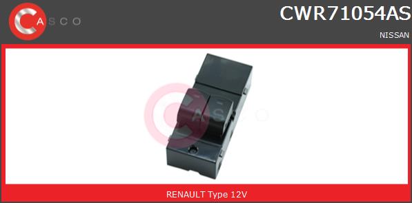 Przełącznik podnośnika szyby CASCO CWR71054AS