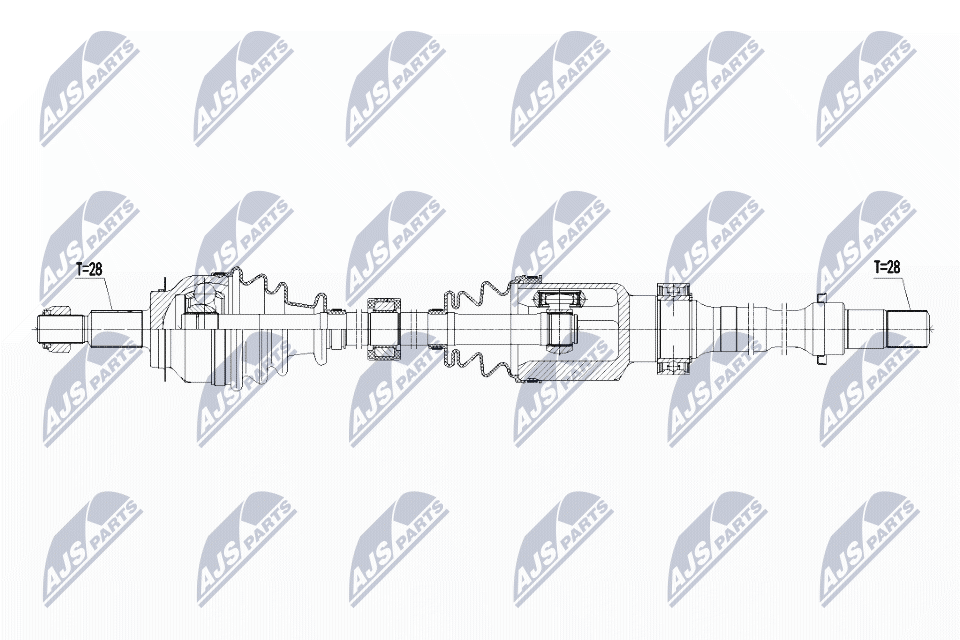 Wał napędowy NTY NPW-MZ-056