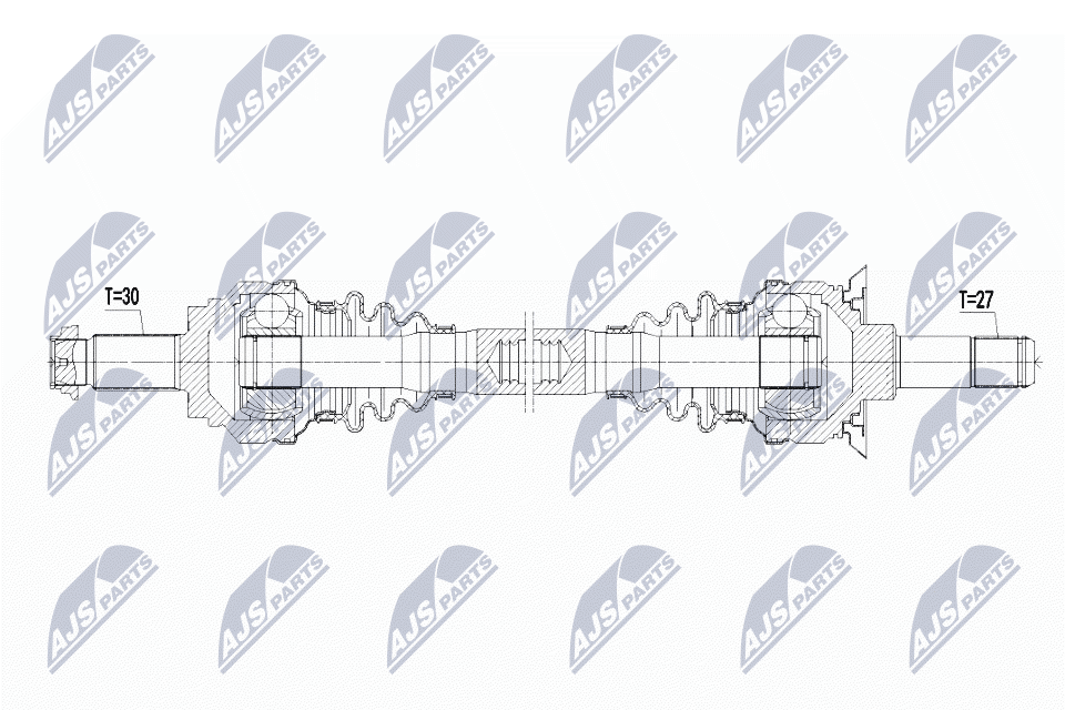 Dystans gumowy, resorowanie NTY AB-LR-006