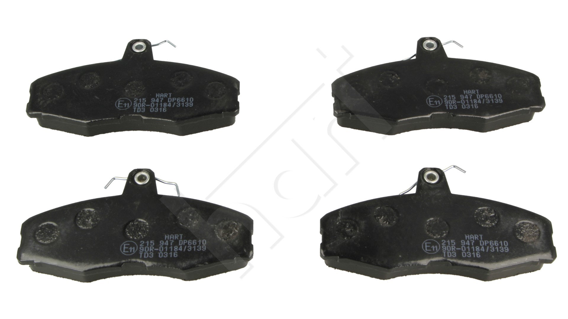 Klocki hamulcowe HART 215 947