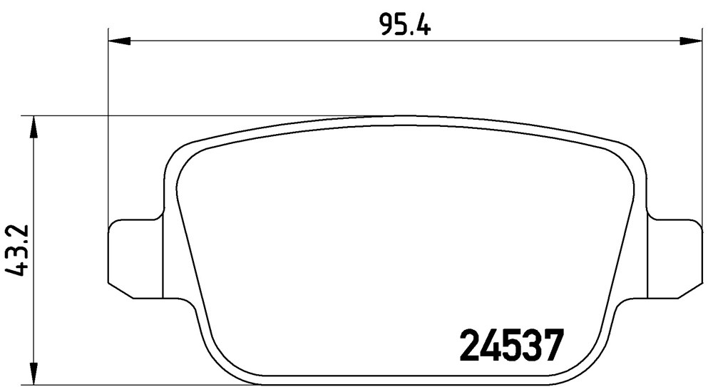 Klocki hamulcowe BREMBO P 24 075X