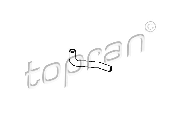 Przewód układu chłodzenia TOPRAN 108 805