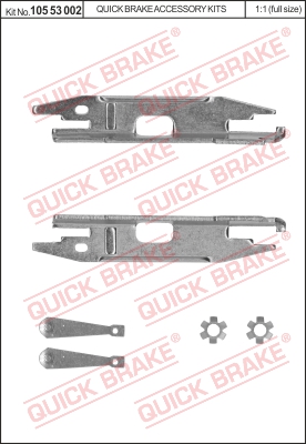 Regulacja szczęk hamulcowych QUICK BRAKE 105 53 002