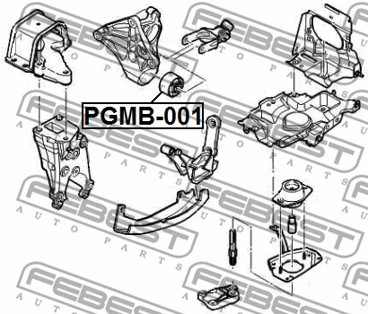 Poduszka silnika FEBEST PGMB-001