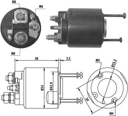 Elektromagnes rozrusznika MAGNETI MARELLI 940113050064