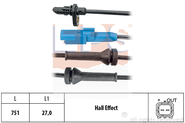 Czujnik ABS EPS 1.960.182