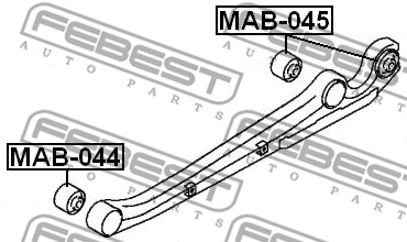Tuleja wahacza FEBEST MAB-045