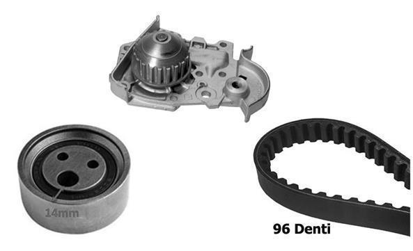 Zestaw paska rozrządu z pompą wody BUGATTI KBU7714B