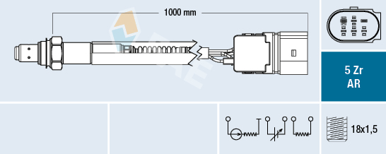 Sonda lambda FAE 75162