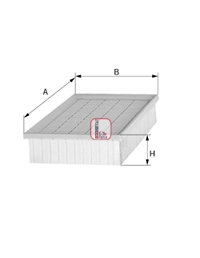 Filtr powietrza SOFIMA S 3298 A