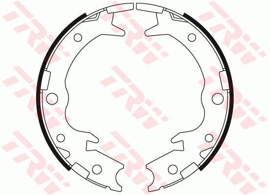 Zestaw szczęk hamulcowych TRW GS8697
