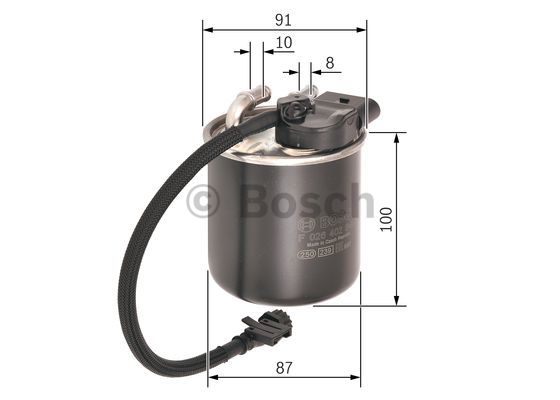 Filtr paliwa BOSCH F 026 402 840