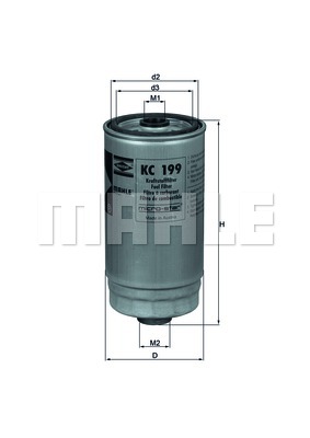Filtr paliwa KNECHT KC 199