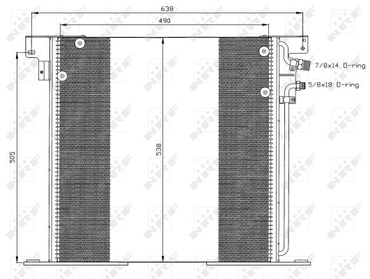 Skraplacz klimatyzacji NRF 35305