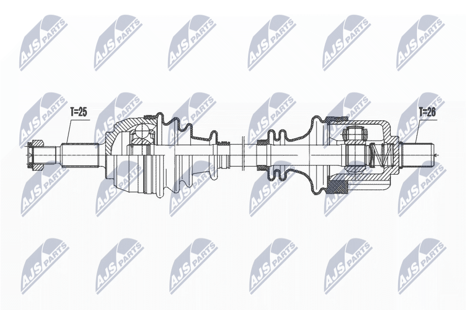 Wał napędowy NTY NPW-RE-200