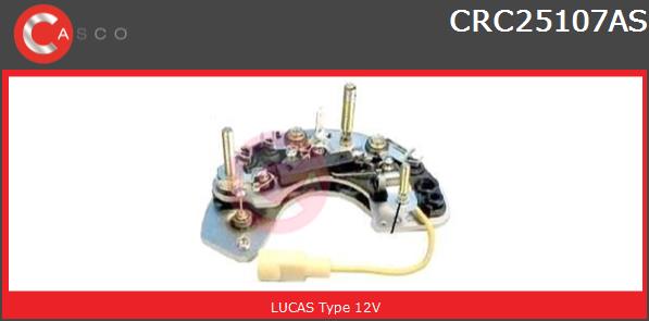 Mostek prostowniczy alternatora CASCO CRC25107AS
