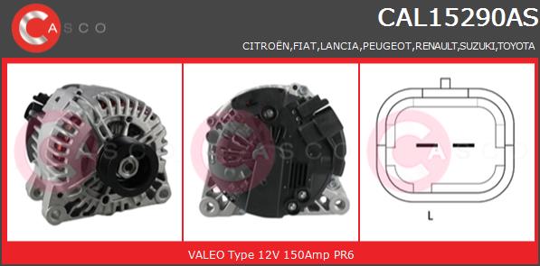 Alternator CASCO CAL15290AS