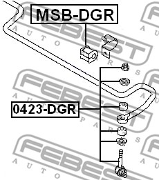 Łącznik stabilizatora FEBEST 0423-DGR