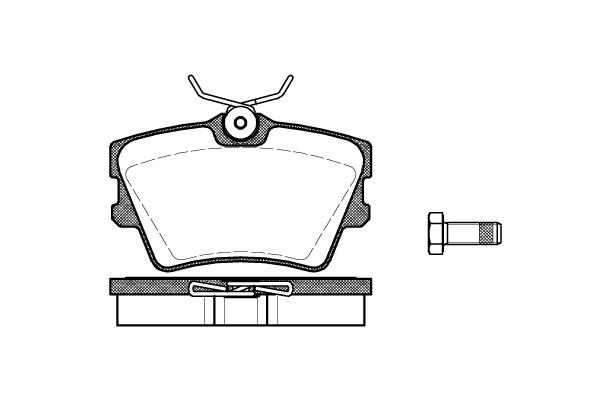 Klocki hamulcowe REMSA 0591.00