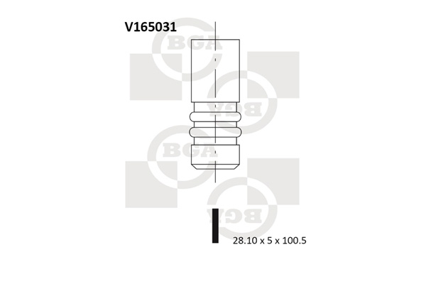 Zawór wydechowy BGA V165031