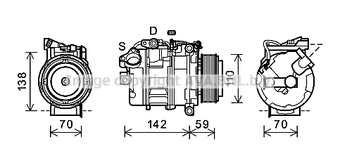 Kompresor klimatyzacji AVA QUALITY COOLING BWK418