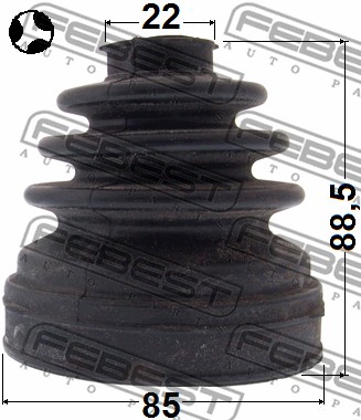 Osłona przegubu FEBEST 0515-BK23LHT
