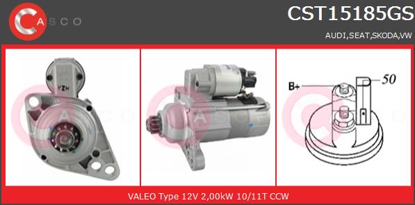 Rozrusznik CASCO CST15185GS