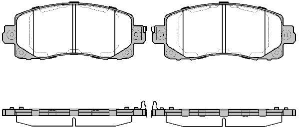 Klocki hamulcowe REMSA 1741.04
