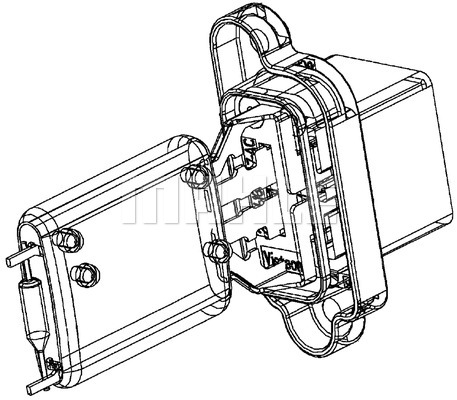 Opornik wentylatora MAHLE ABR 97 000P