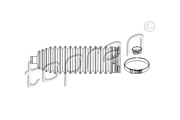 Osłona drążka kierowniczego TOPRAN 207 524