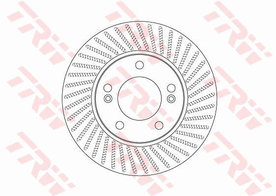 Tarcza hamulcowa TRW DF6463