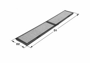 Filtr kabinowy CLEAN FILTERS NC2343