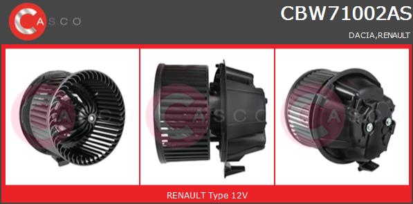 Wentylator wnętrza CASCO CBW71002AS