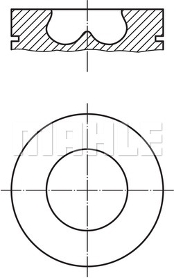 Tłok MAHLE 081 PI 00113 001