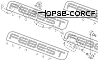Guma stabilizatora FEBEST OPSB-CORCF