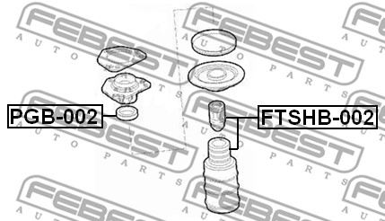 Osłona  miecha powietrznego FEBEST FTSHB-002
