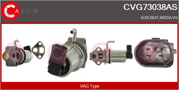 Zawór EGR CASCO CVG73038AS