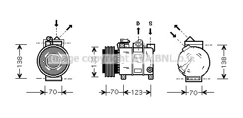 Kompresor klimatyzacji AVA QUALITY COOLING ALAK016