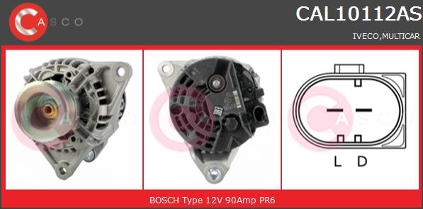 Alternator CASCO CAL10112AS