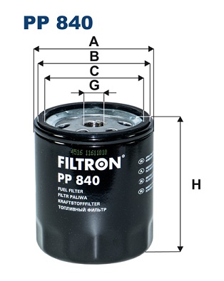 Filtr paliwa FILTRON PP840