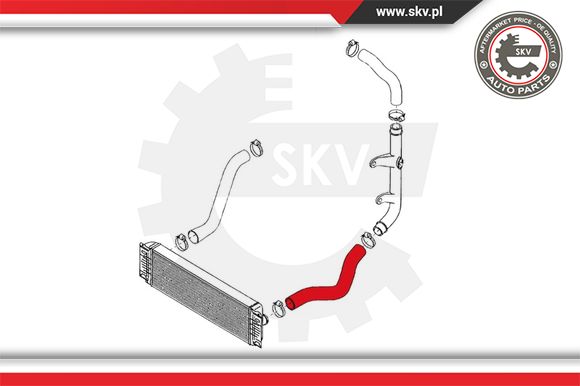 Przewód powietrza doładowującego ESEN SKV 24SKV065