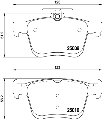 Klocki hamulcowe HELLA 8DB 355 020-271