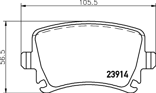 Klocki hamulcowe HELLA 8DB 355 010-601