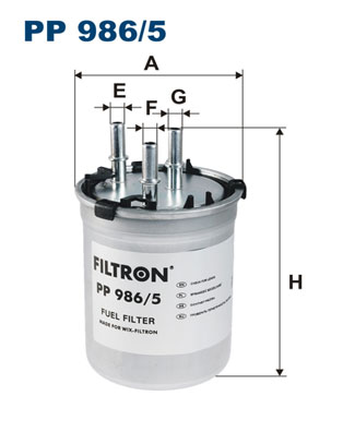 Filtr paliwa FILTRON PP986/5