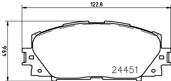 Klocki hamulcowe HELLA 8DB 355 014-311