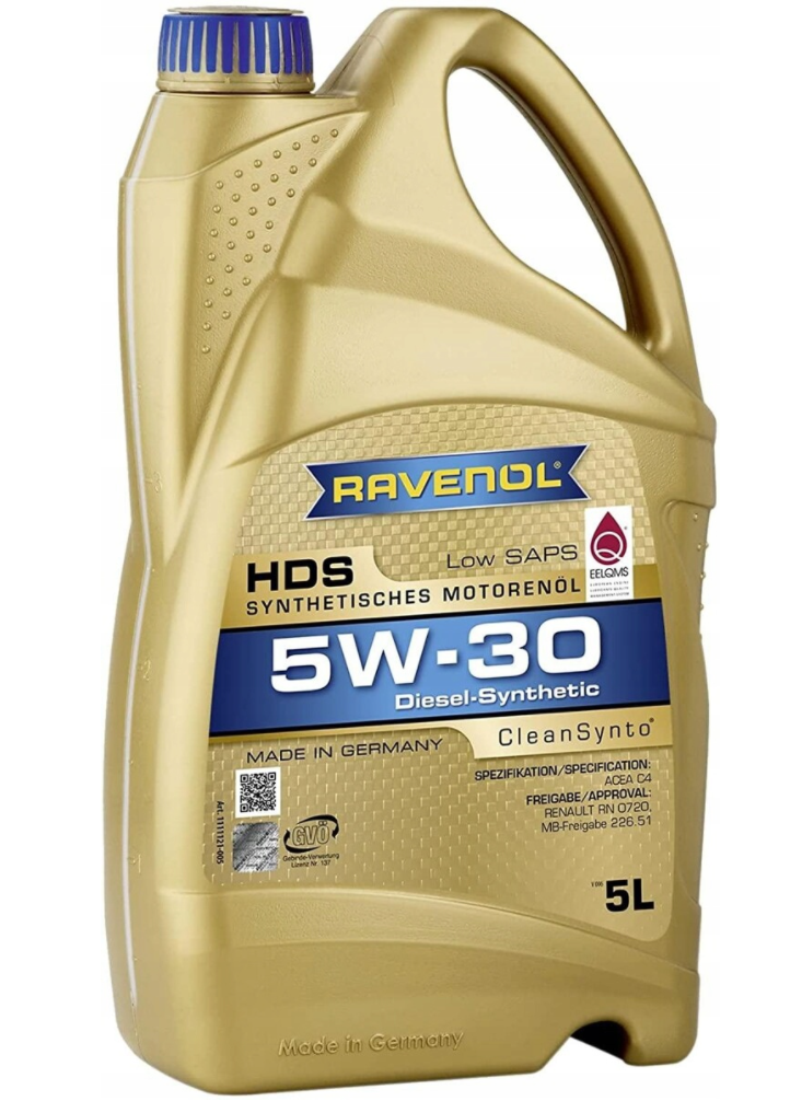 Olej silnikowy RAVENOL 5W30HDSCLE4